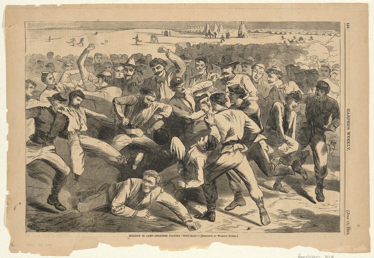 Dovolená v kempu od Winslow Homer