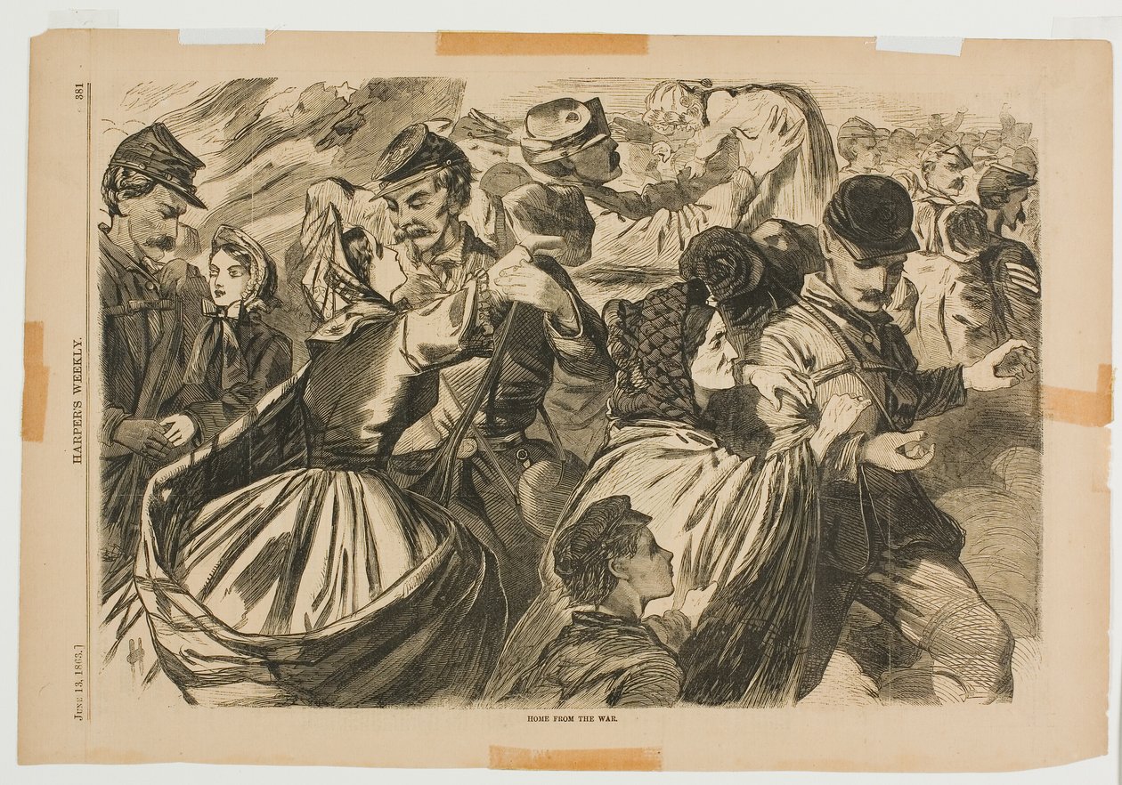 Domů z války od Winslow Homer