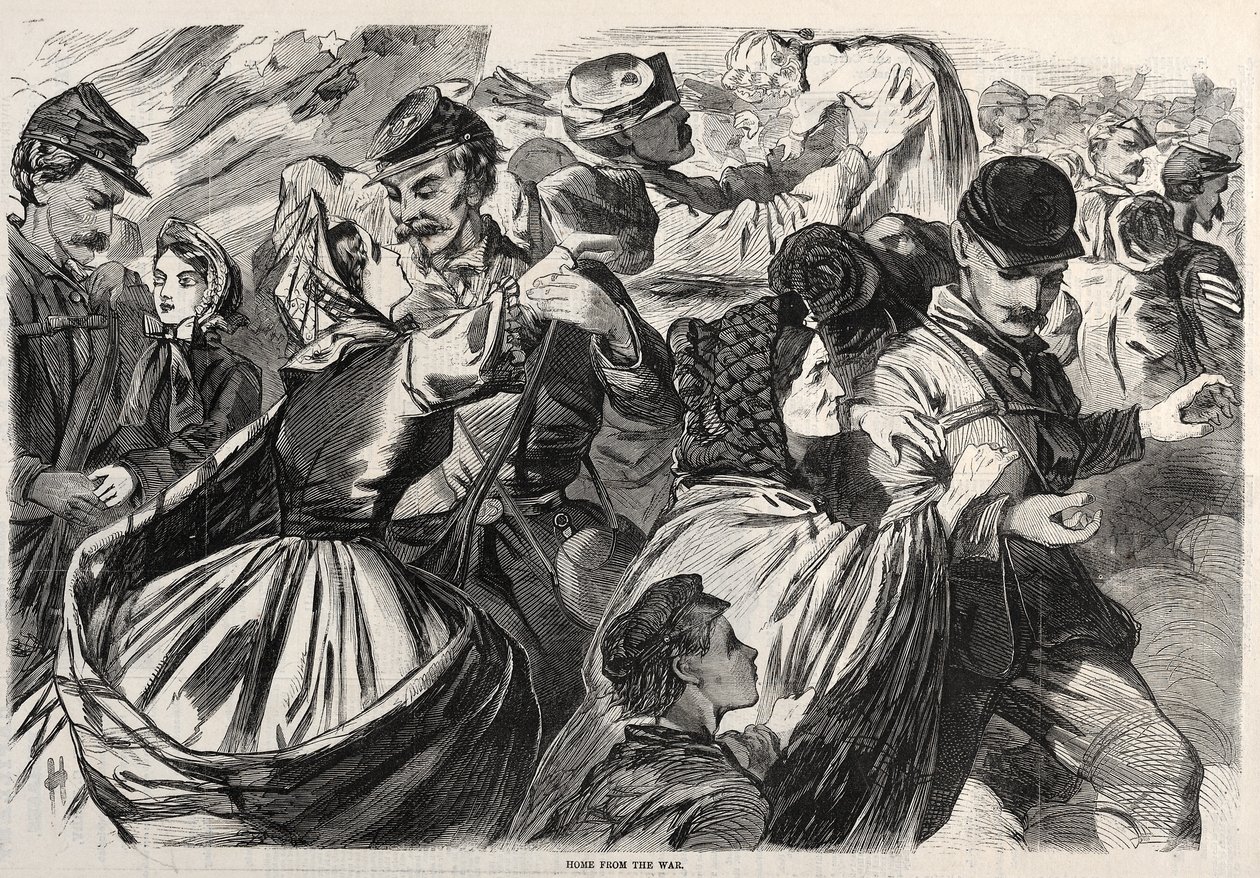 Domov z války, 1863. od Winslow Homer