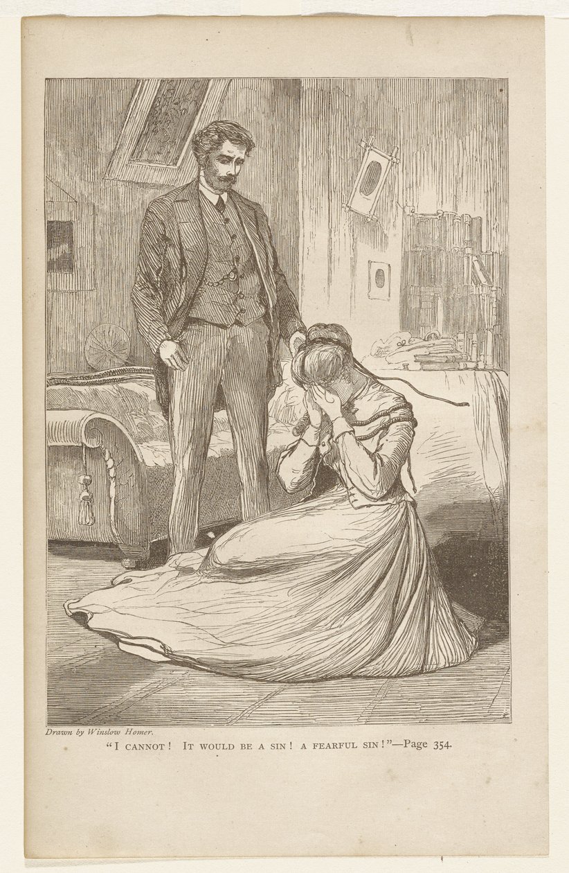 Nemohu! Byl by to hřích! Strašný hřích! od Winslow Homer