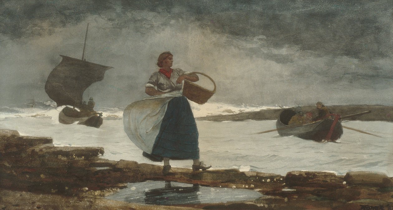 Uvnitř baru od Winslow Homer