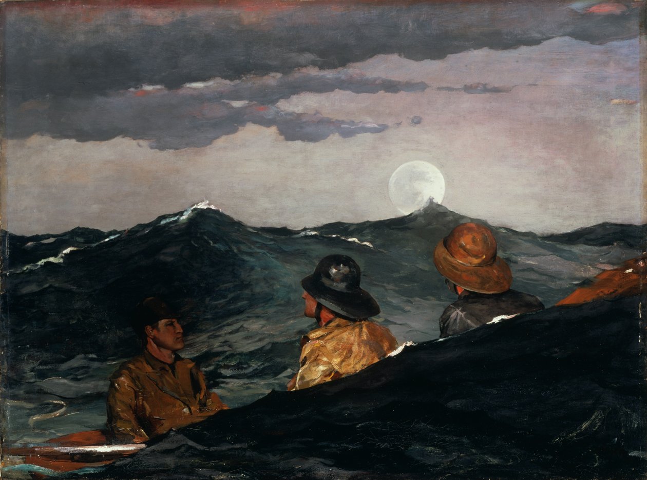 Líbání na Měsíc od Winslow Homer
