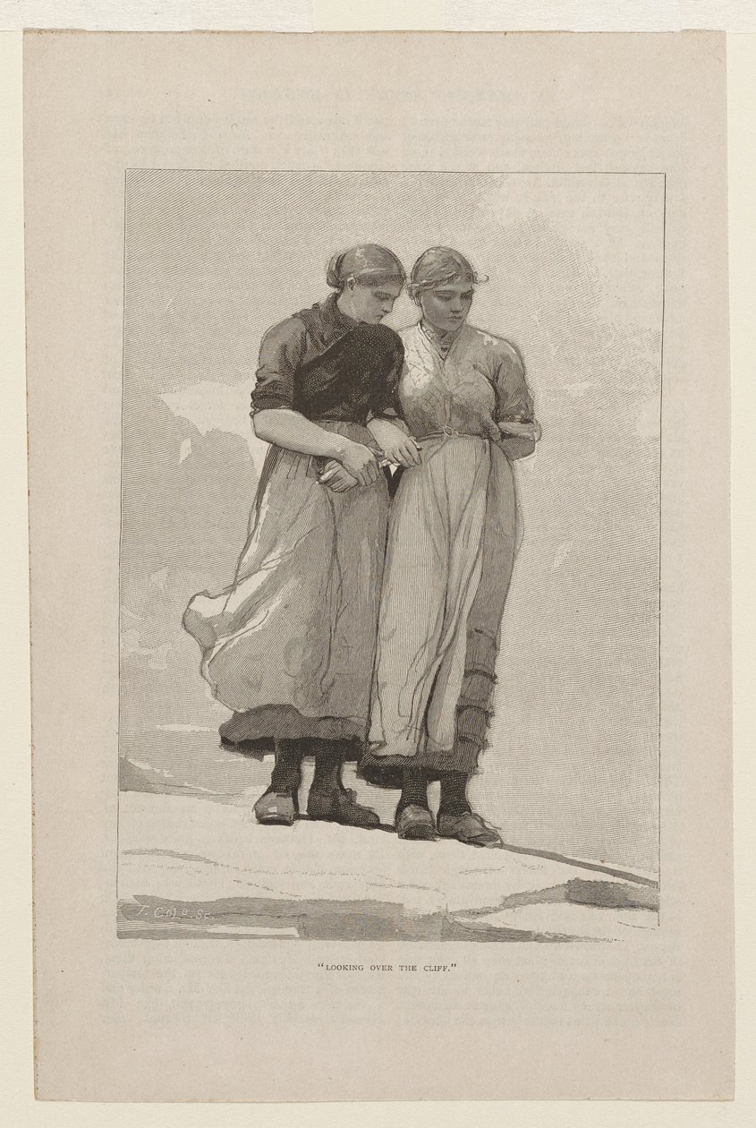 Pohled přes útes od Winslow Homer
