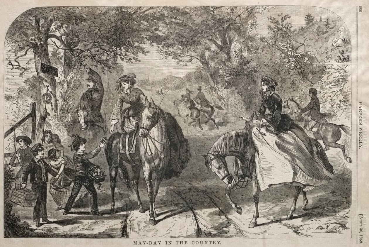 První máj na venkově od Winslow Homer