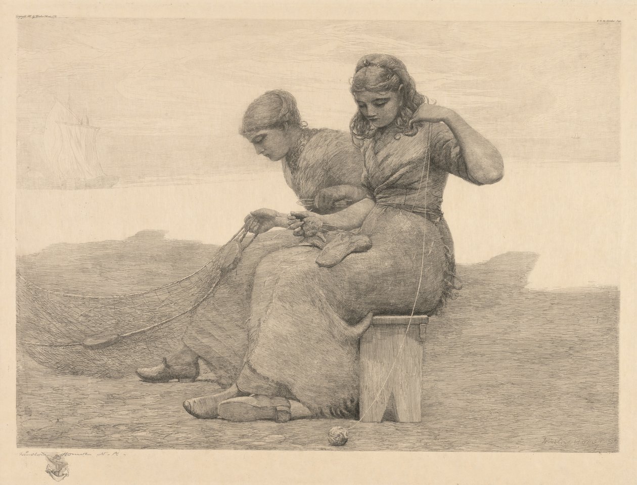 Zacelování trhlin od Winslow Homer