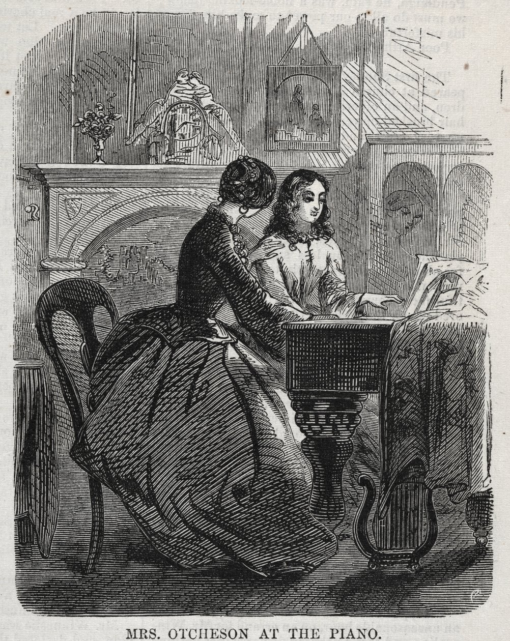 Paní Otchesonová u klavíru od Winslow Homer