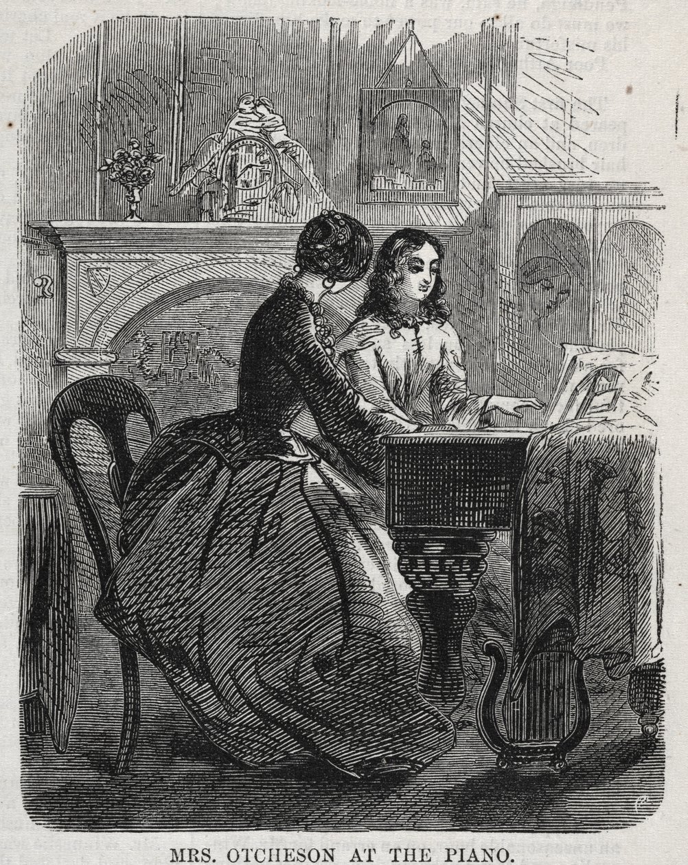 Paní Otcheson u klavíru, 1860. od Winslow Homer