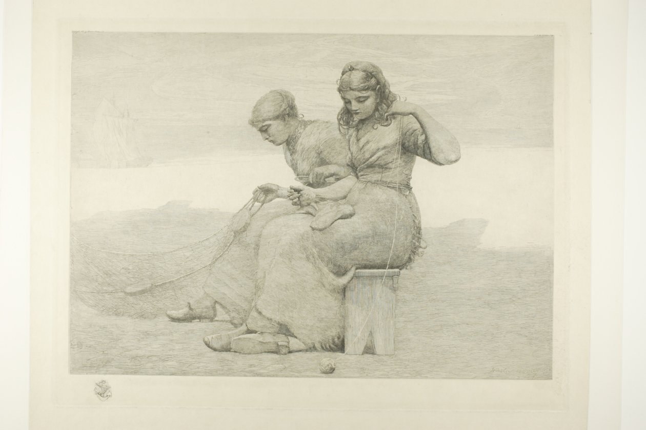 Opraváři sítí od Winslow Homer