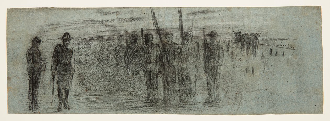 Důstojník a pobočník inspekce letky od Winslow Homer