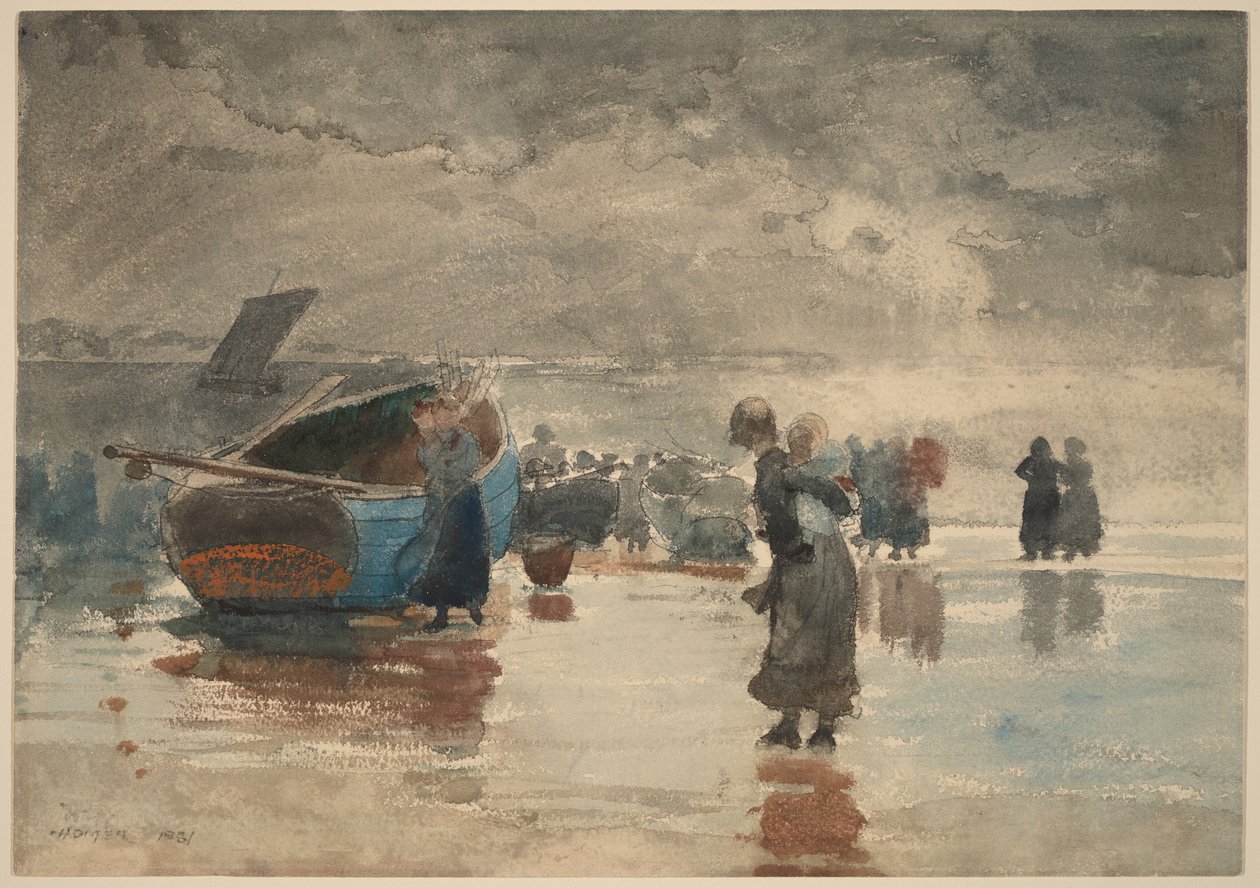 Na písku od Winslow Homer