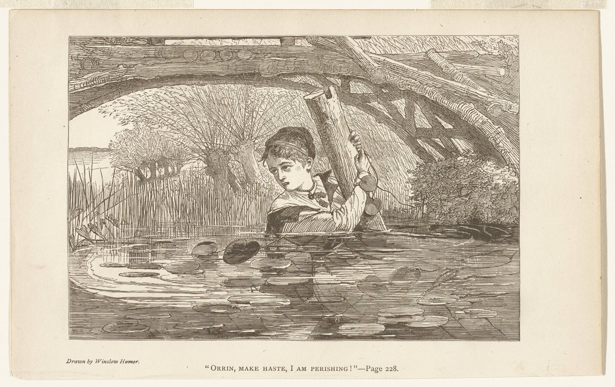Orrine, pospěš si, hynu od Winslow Homer
