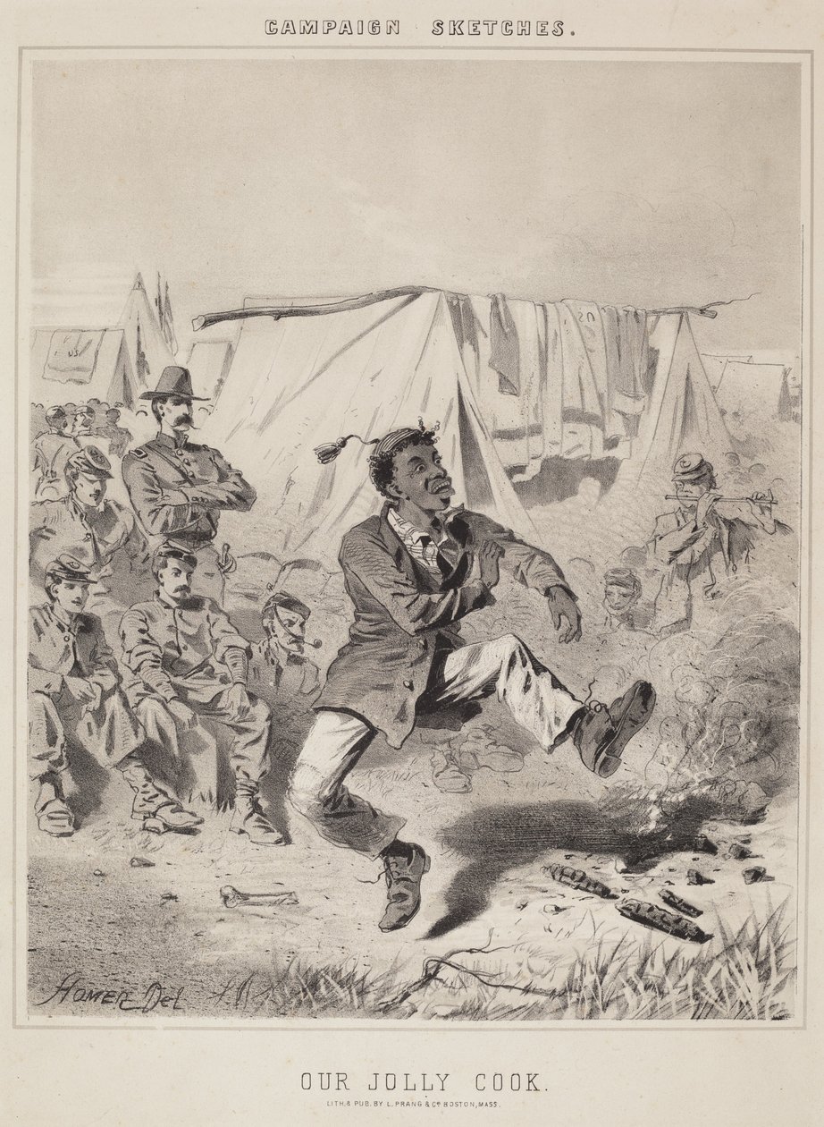 Our Jolly Cook (náčrtky kampaně) od Winslow Homer
