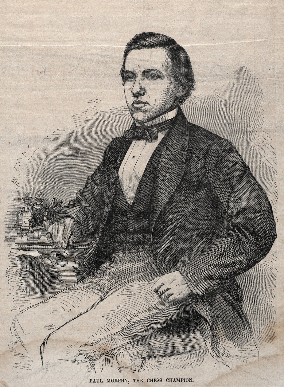 Paul Morphy, šachový šampion od Winslow Homer