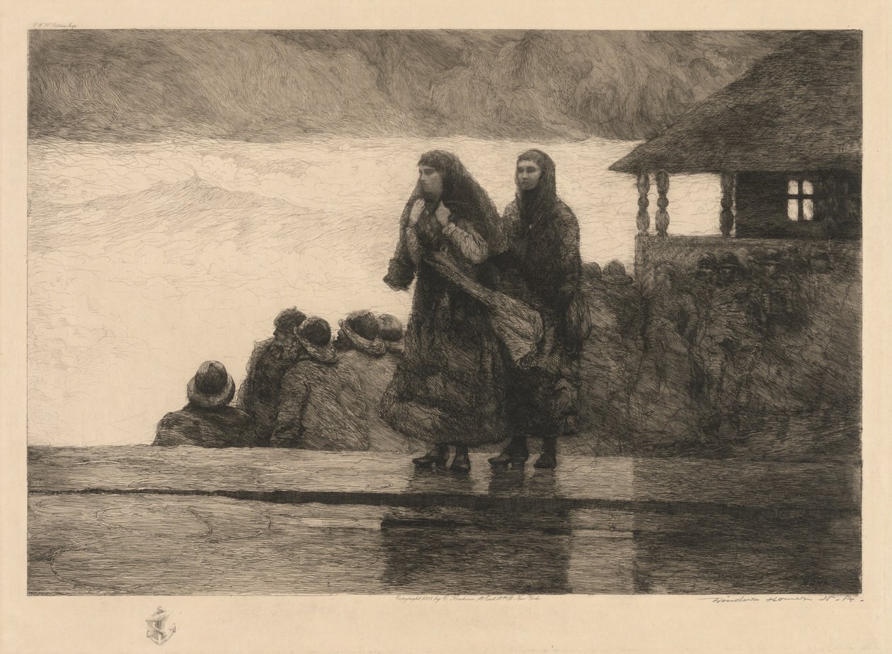 Nebezpečí na moři od Winslow Homer