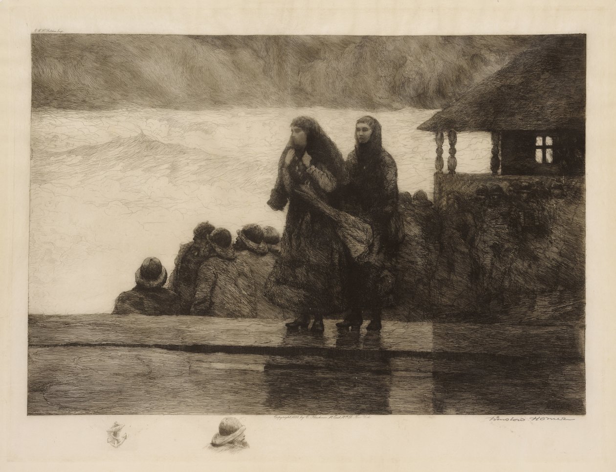 Nesnáze na moři od Winslow Homer
