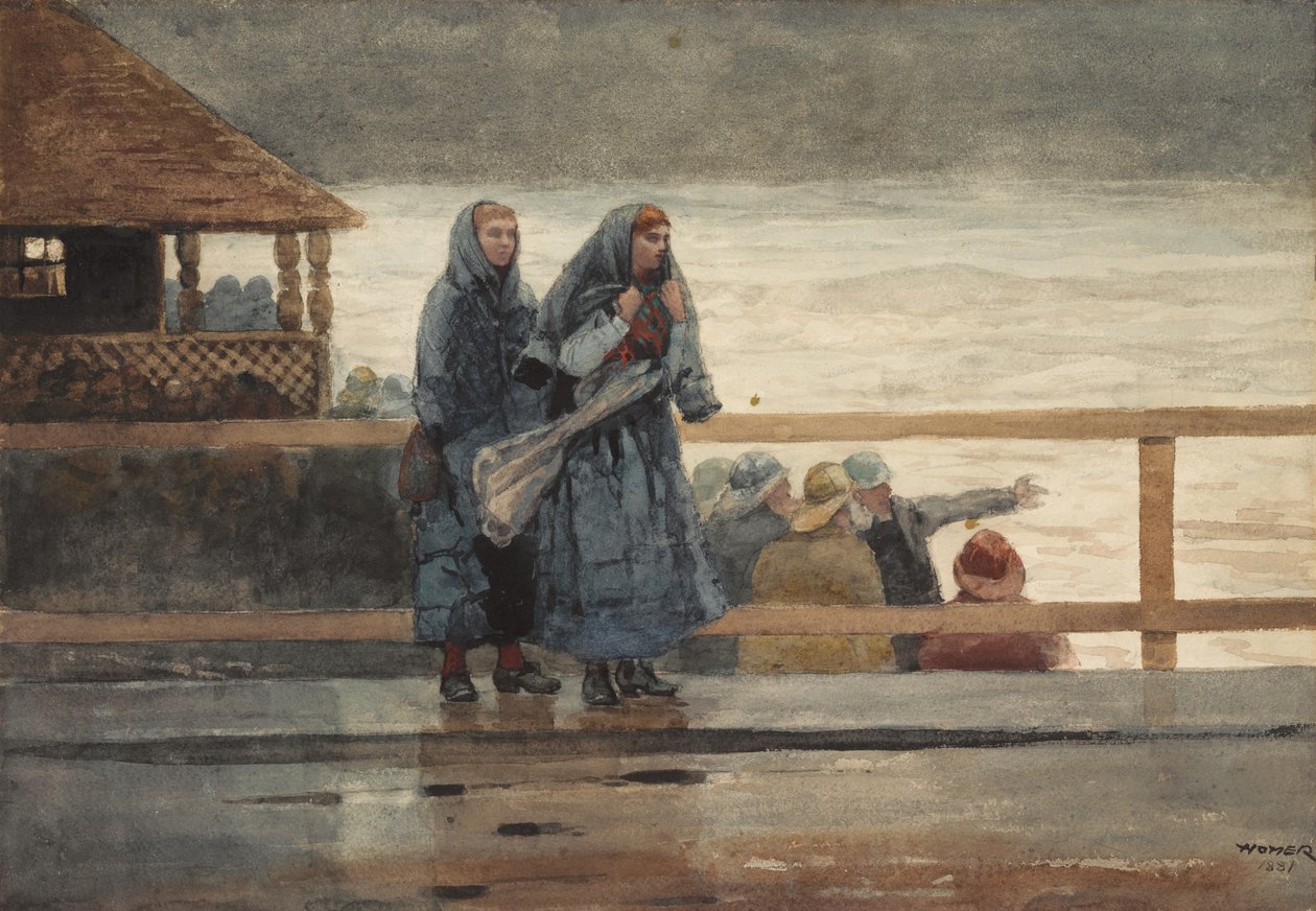 Nebezpečí moře, 1881 od Winslow Homer