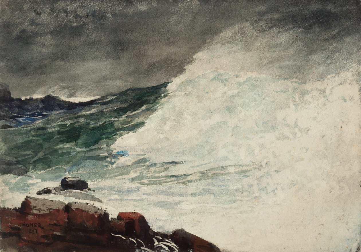 Proutova šíje, Zlomová vlna od Winslow Homer