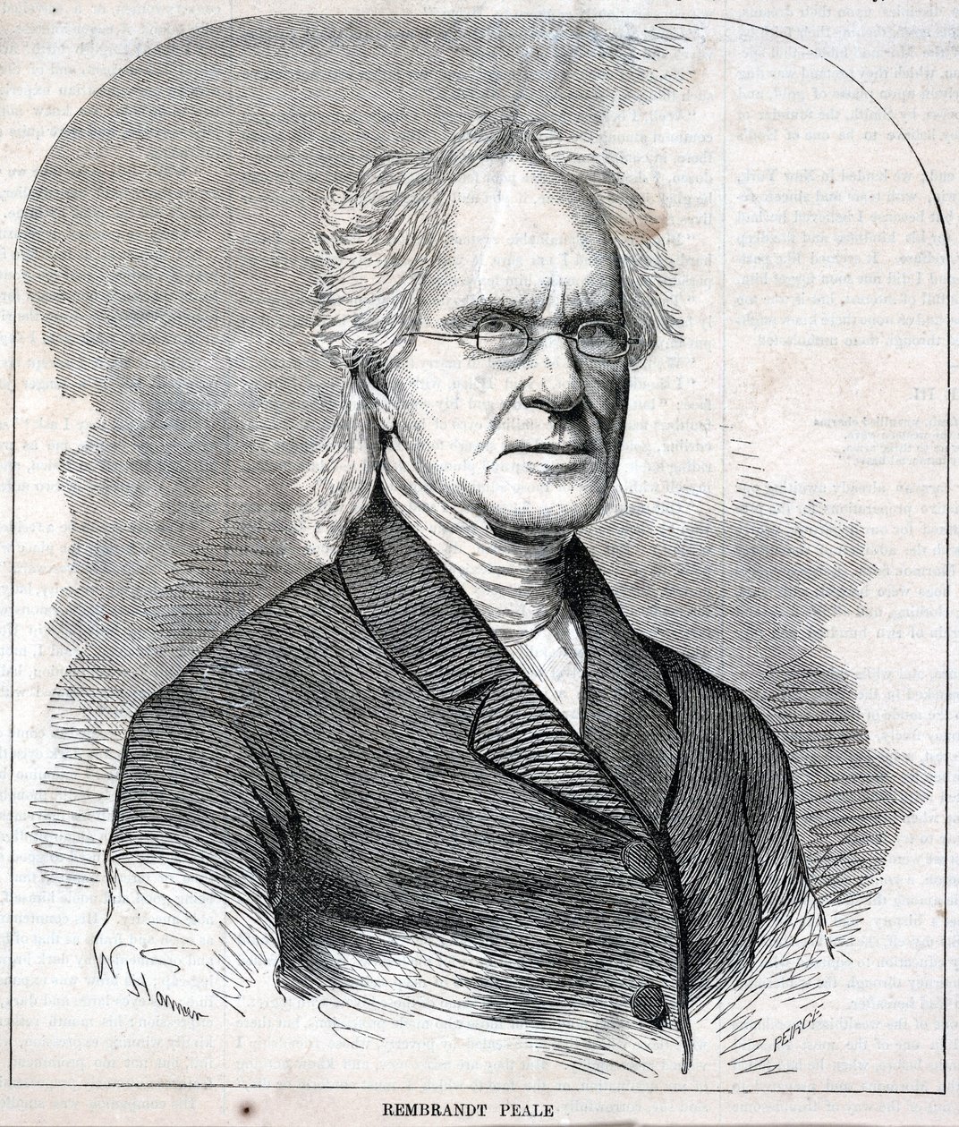 Rembrandt Peale, z časopisu Ballou