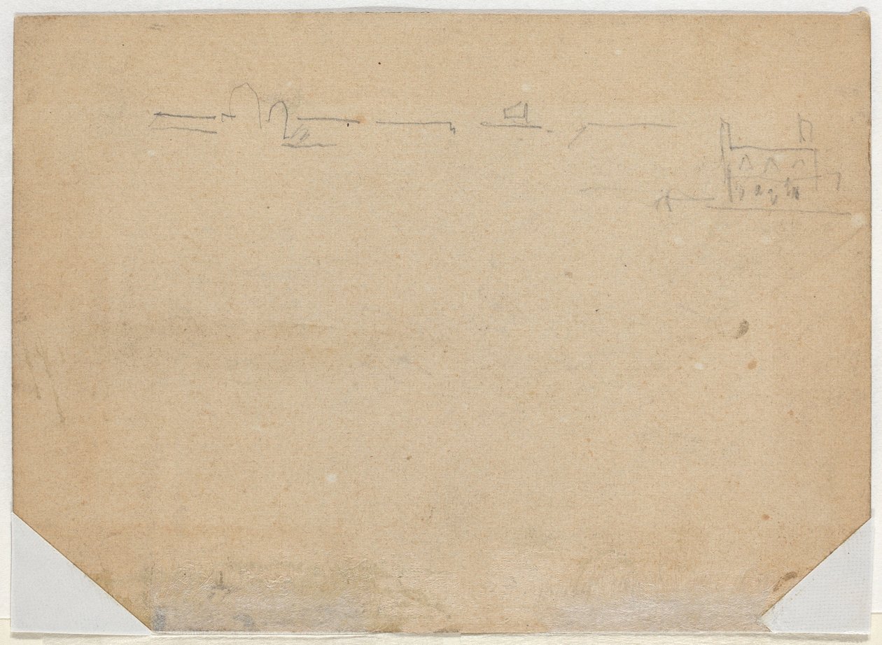 Střešní linie [verso], 1862. od Winslow Homer