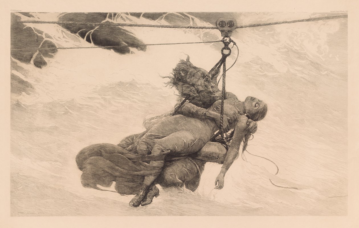 Zachráněn od Winslow Homer