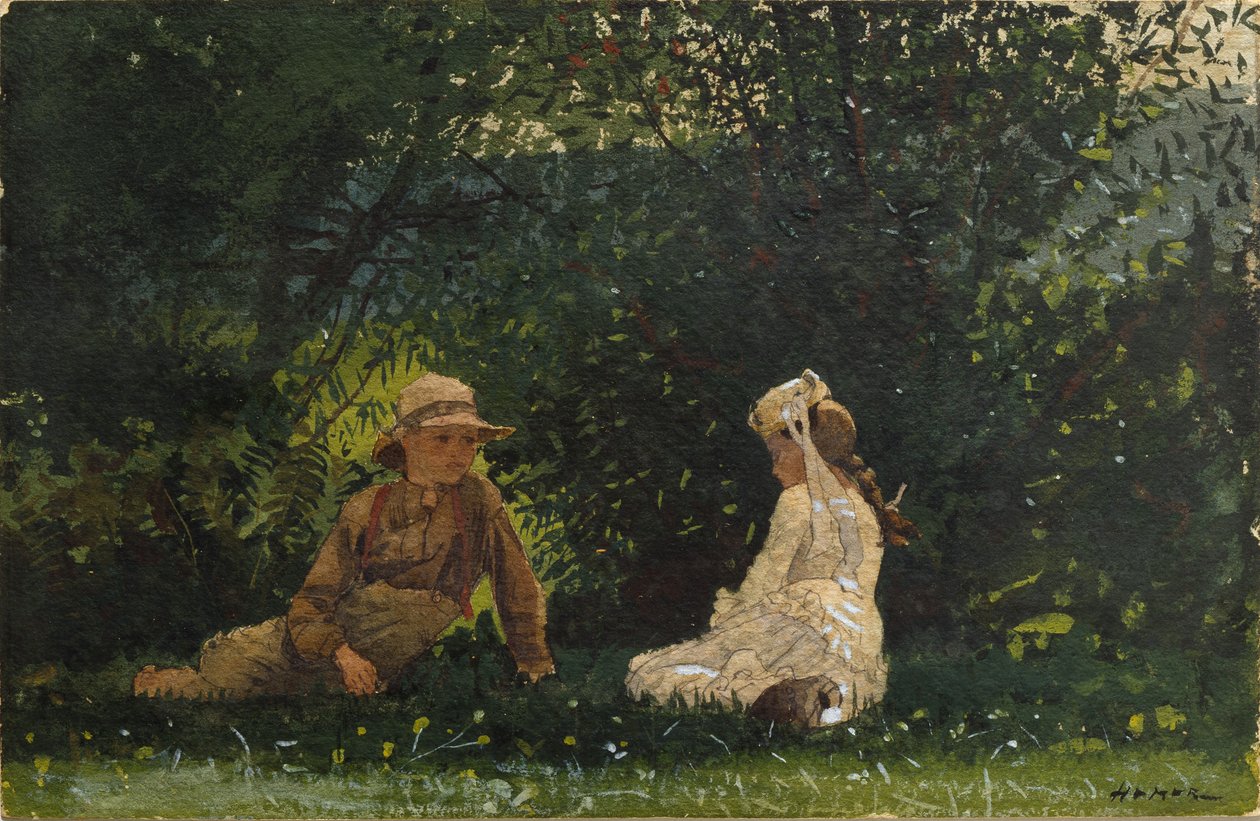 Scéna na farmě Houghton od Winslow Homer