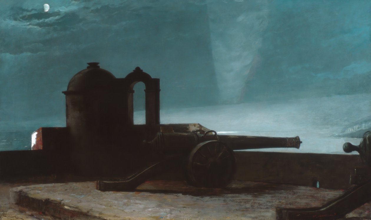 Světlomet na vstupu do přístavu, Santiago de Cuba, 1901. od Winslow Homer
