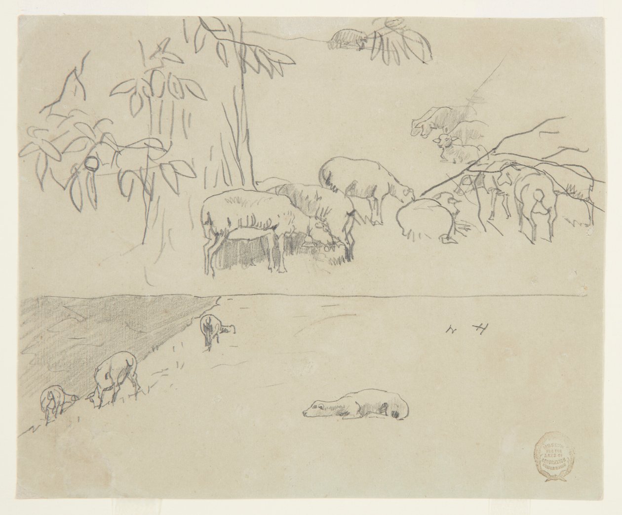 Pasení ovcí od Winslow Homer
