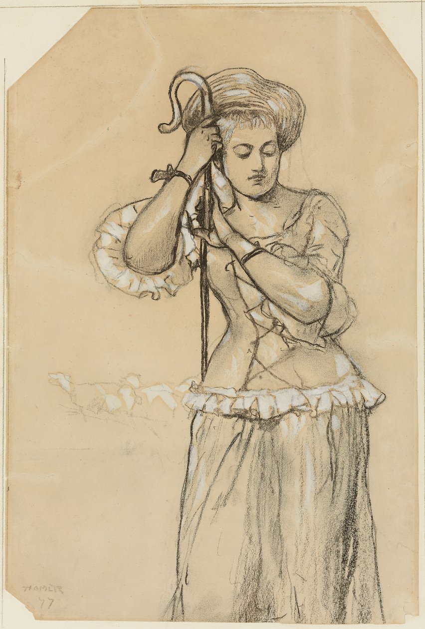 Pastýřka, 1877 od Winslow Homer