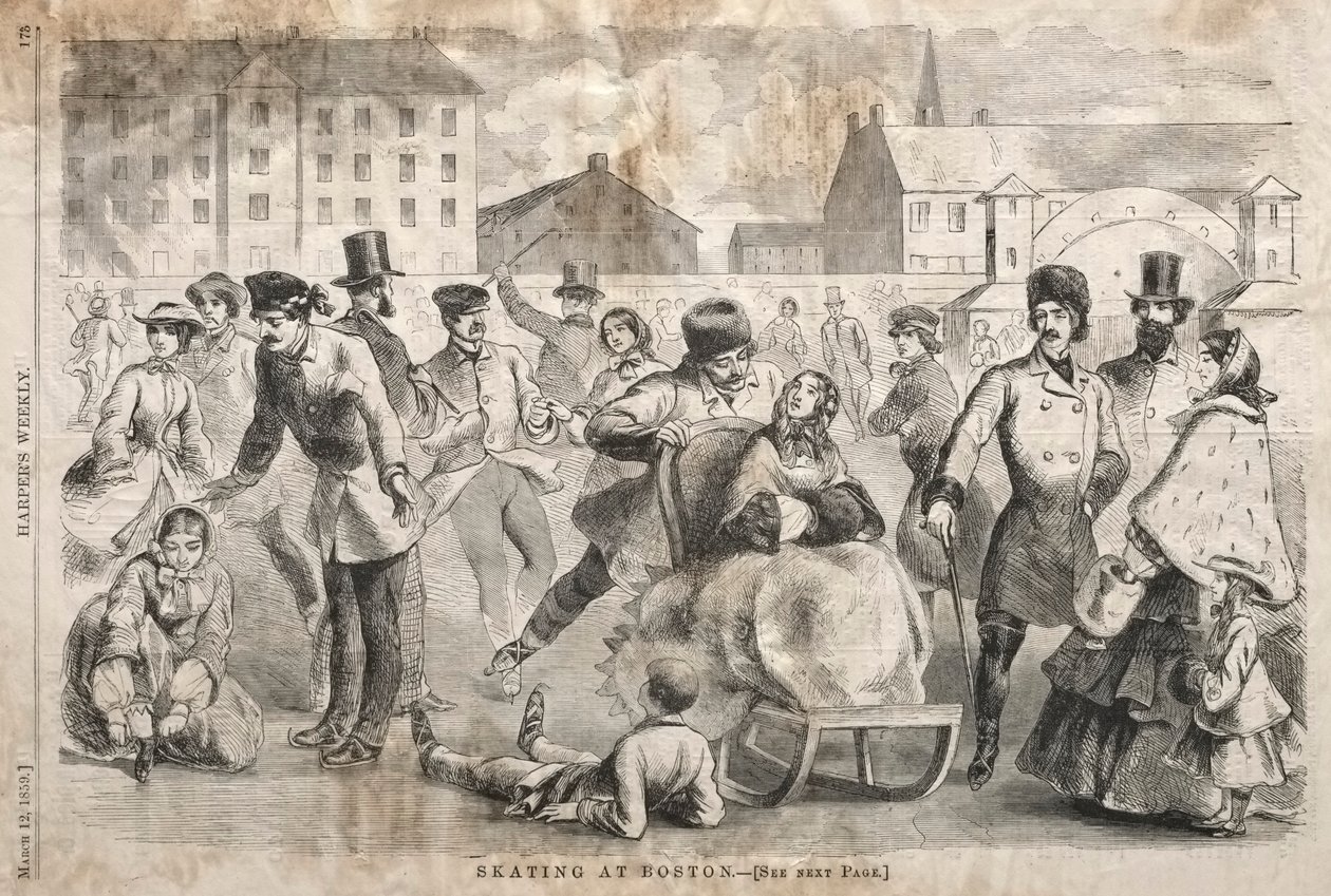 Bruslení v Bostonu od Winslow Homer