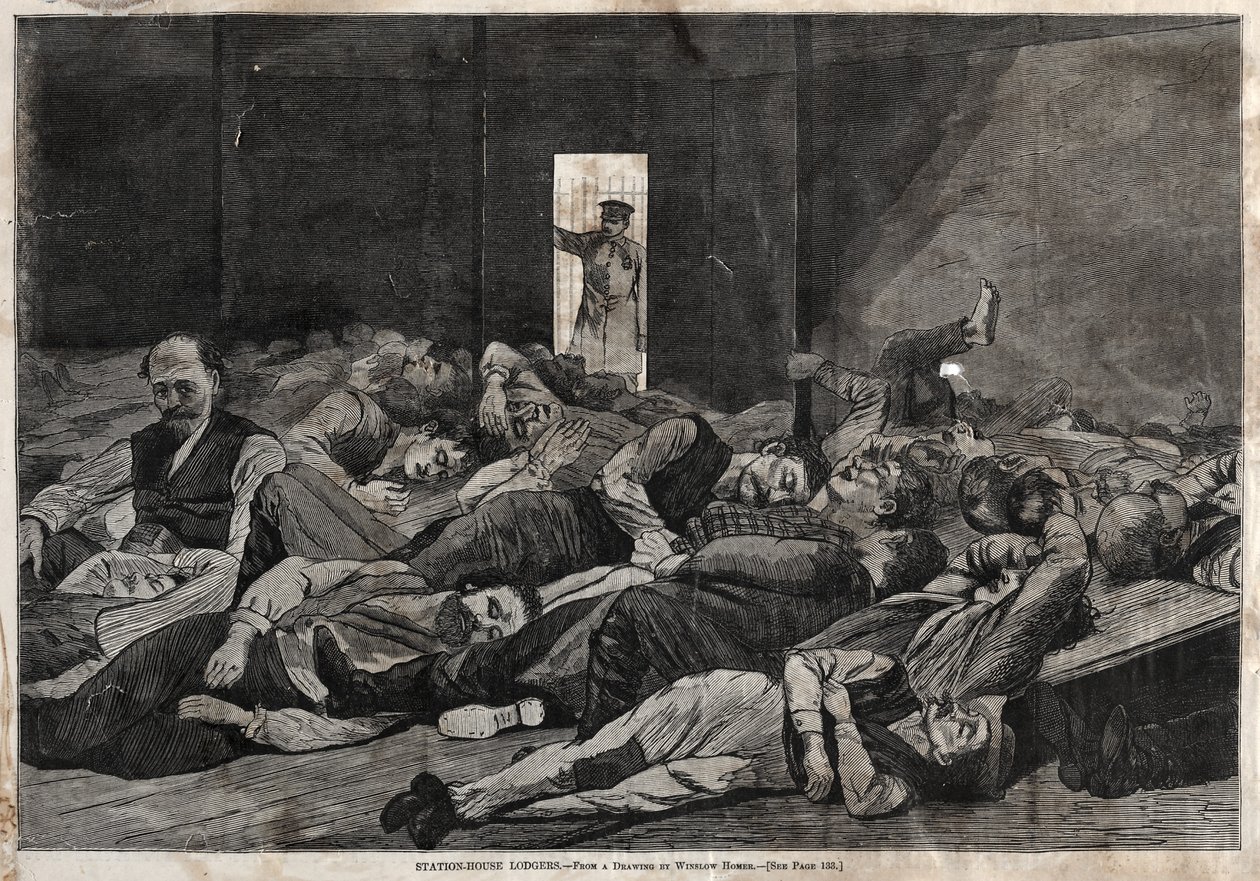 Ubytovatelé v nádražním domě od Winslow Homer