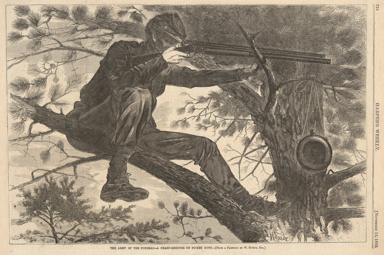 Armáda Potomac od Winslow Homer