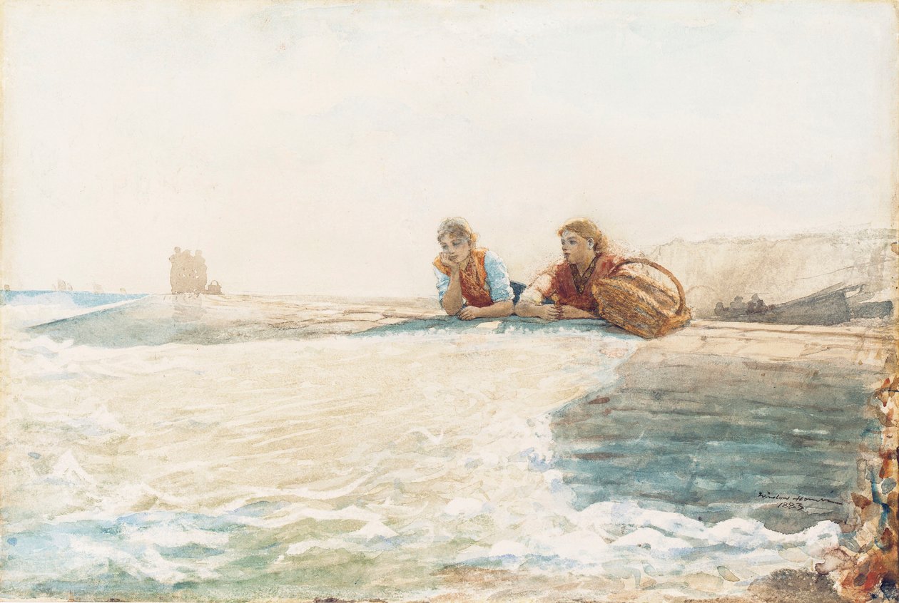Vlnolam, 1883 od Winslow Homer