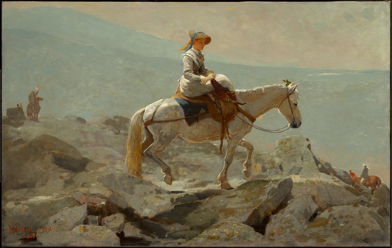 Jezdecká stezka, Bílé hory od Winslow Homer
