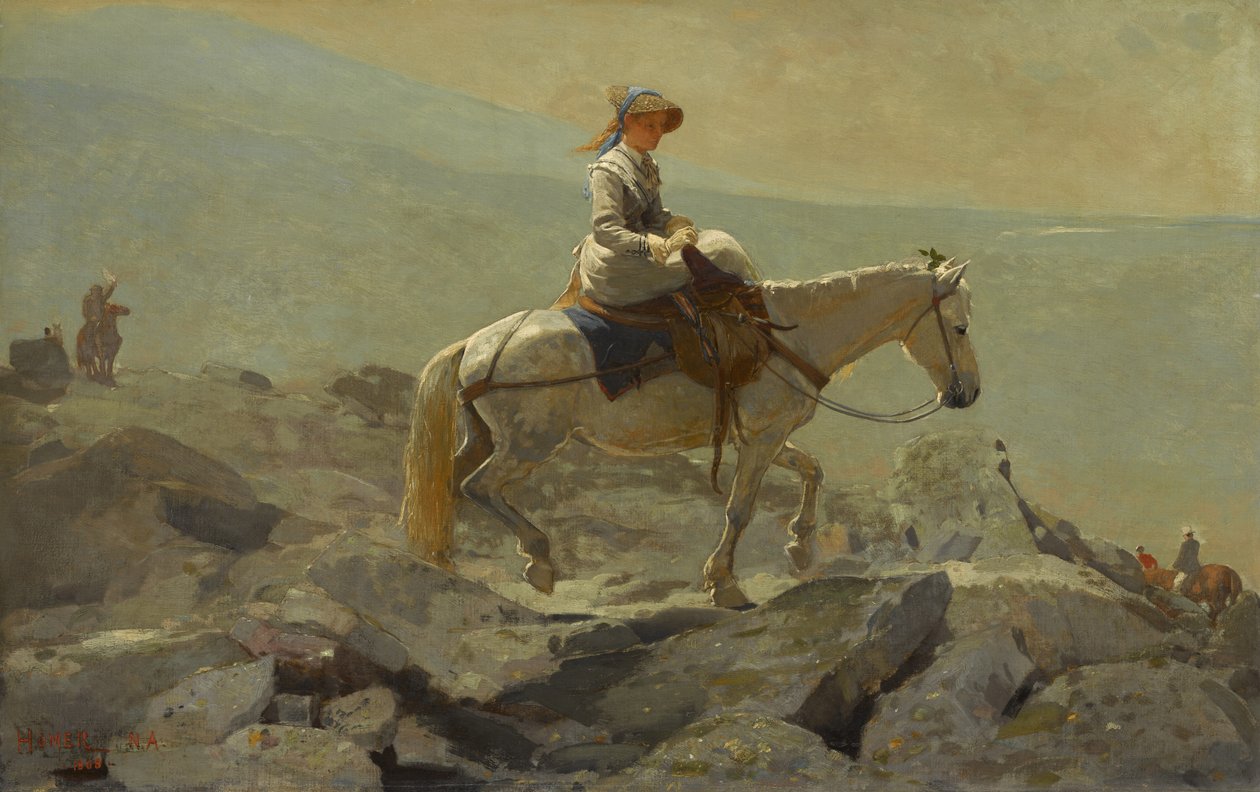 Stezka uzdy, Bílé hory, 1868 od Winslow Homer