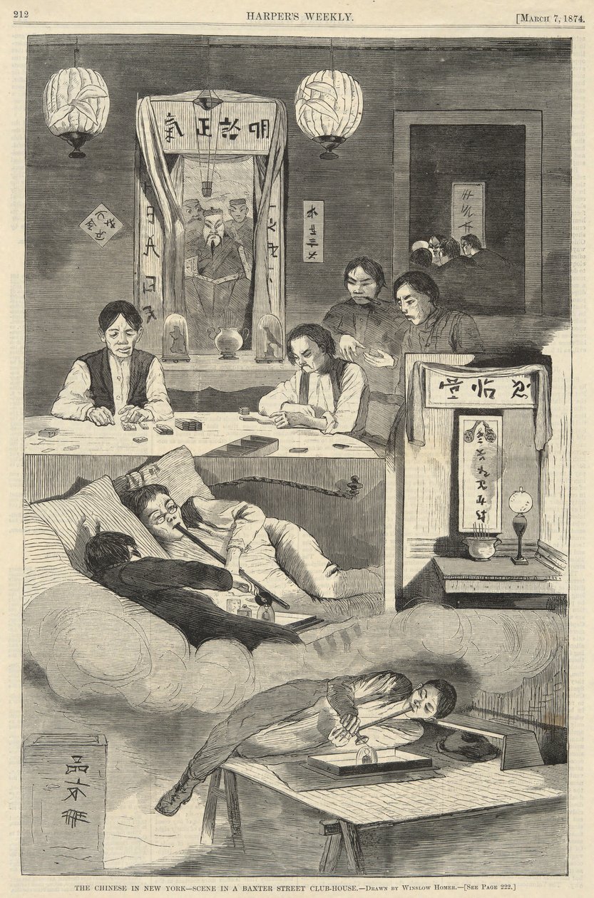 Číňané v New Yorku od Winslow Homer