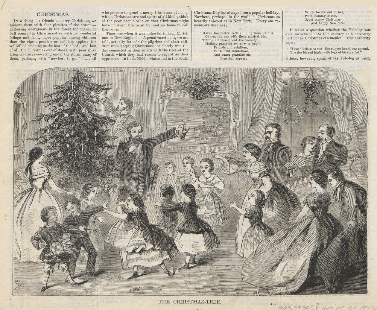 Vánoční strom od Harpera od Winslow Homer