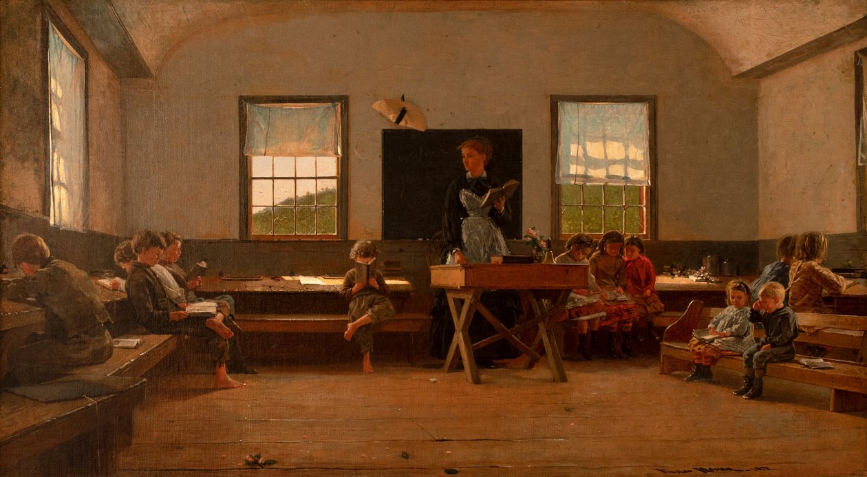 Venkovská škola od Winslow Homer