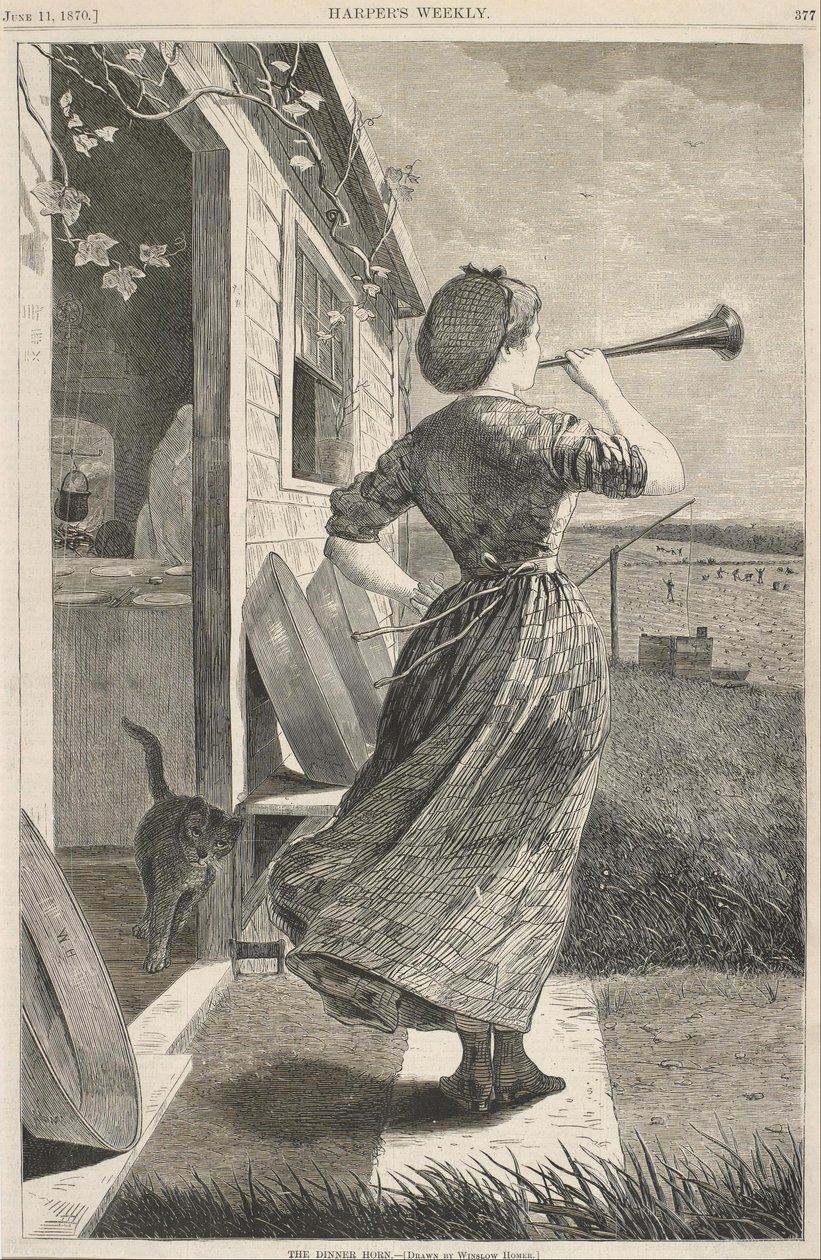 Večeřový roh od Winslow Homer
