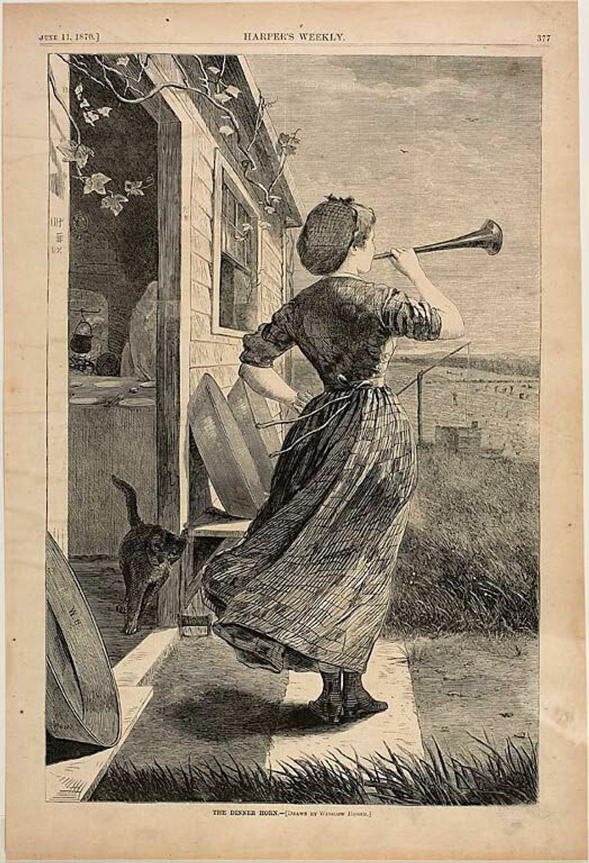 Večeřový roh od Winslow Homer