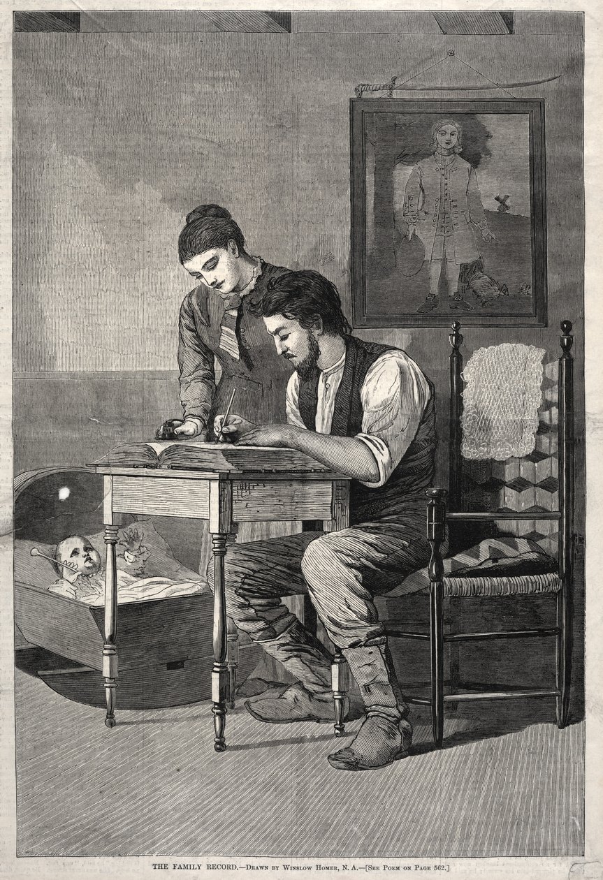Rodinný záznam, 1875. od Winslow Homer