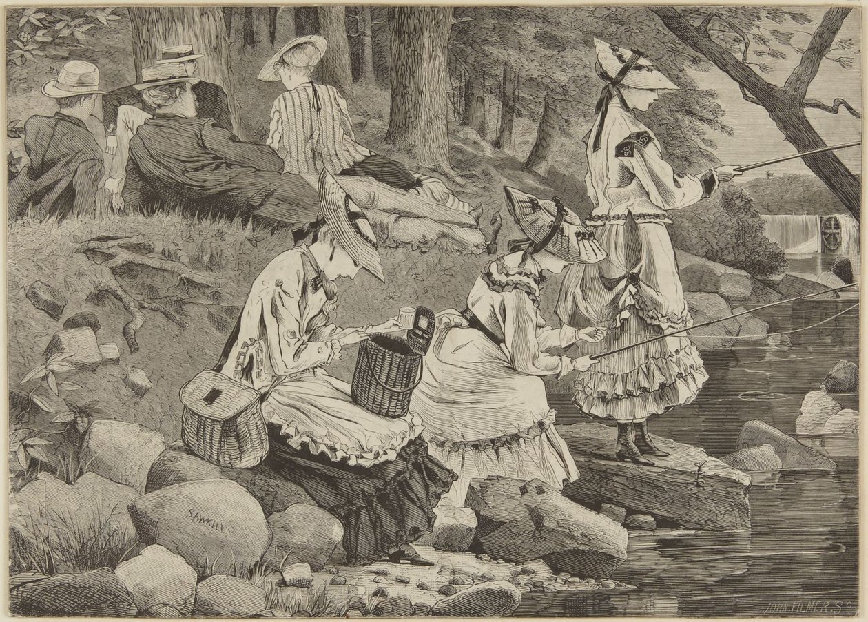Rybářská společnost od Winslow Homer