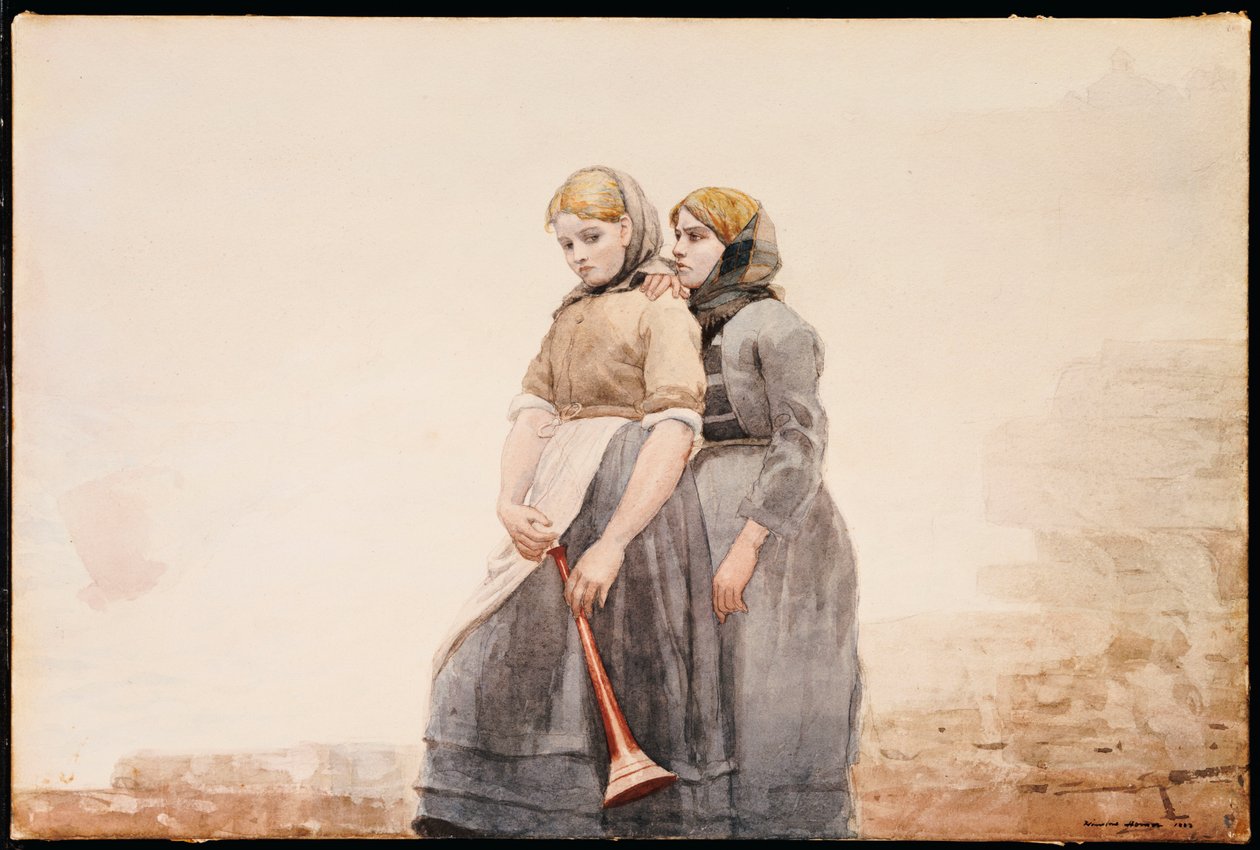 Mlžný roh, 1883 od Winslow Homer