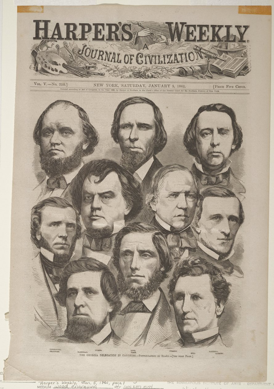 Delegace Georgie v Kongresu od Winslow Homer