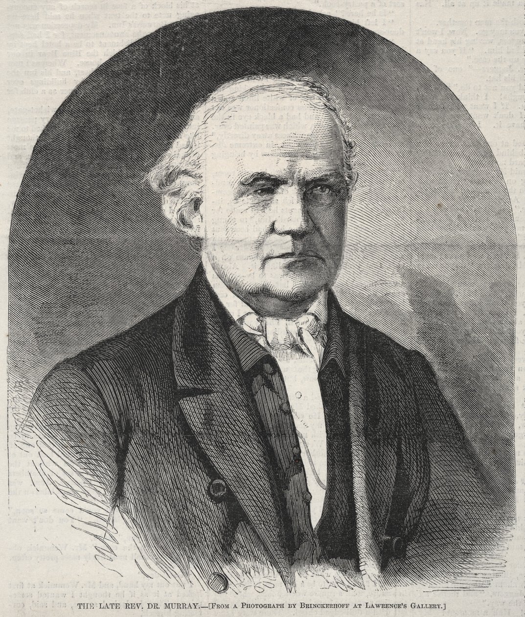 Zesnulý reverend Dr. Murray, 1861. od Winslow Homer