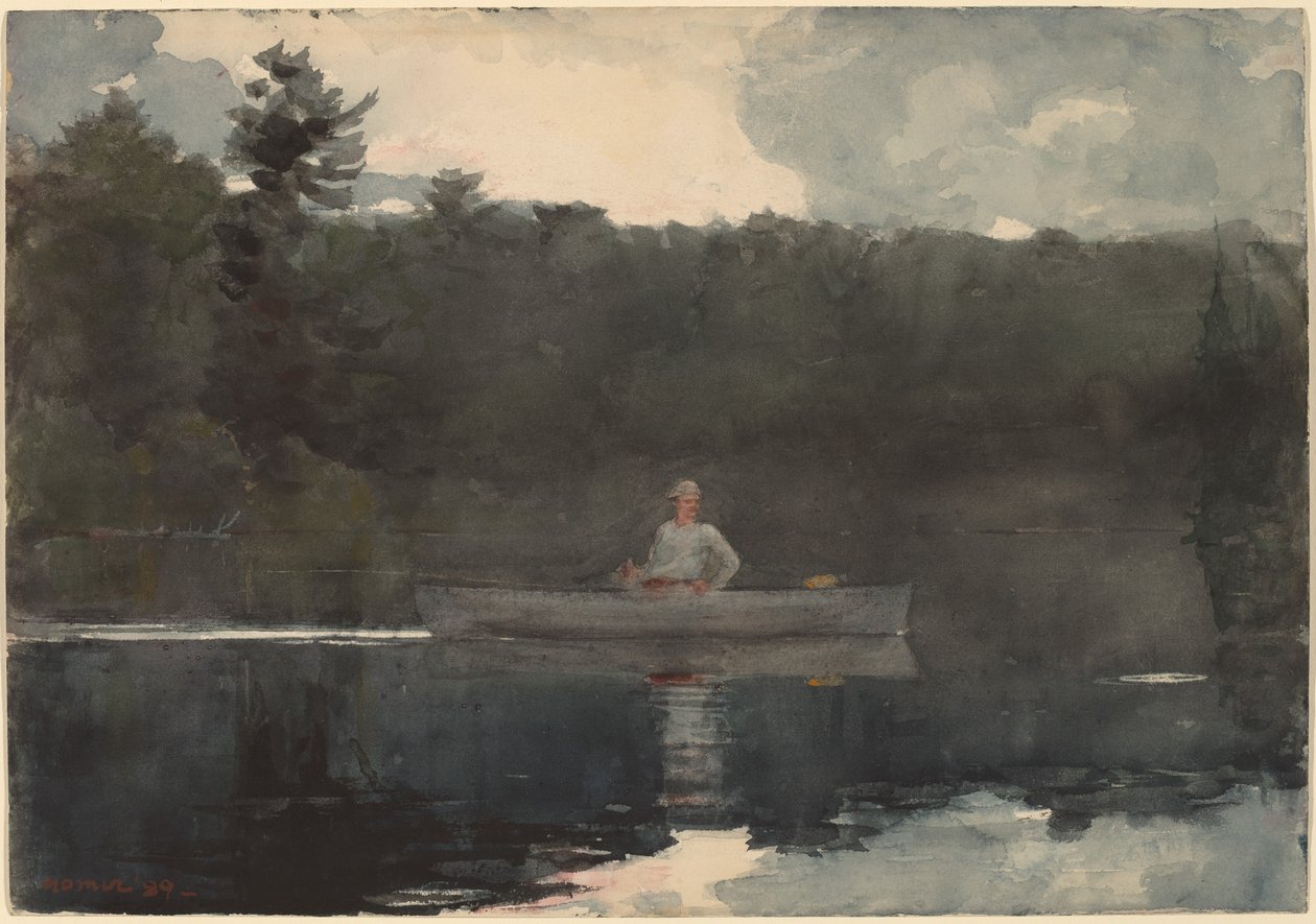 Osamělý rybář od Winslow Homer