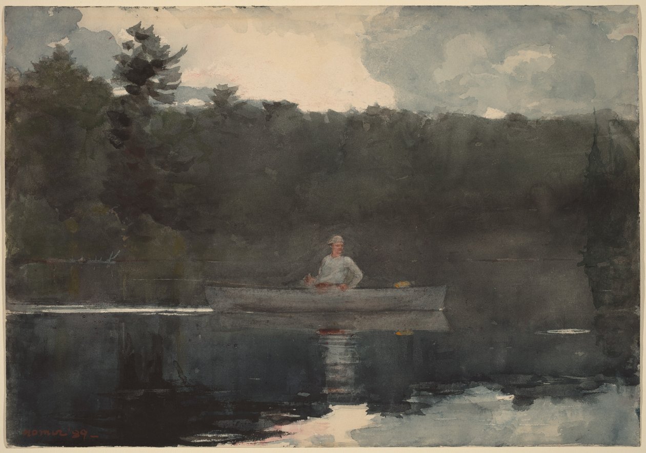 Osamělý rybář od Winslow Homer
