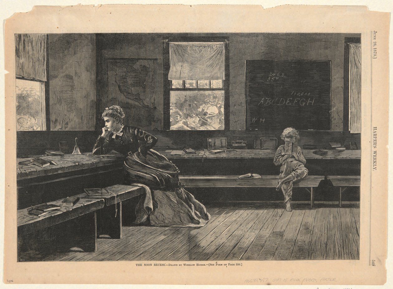 Polední přestávka od Harpera od Winslow Homer