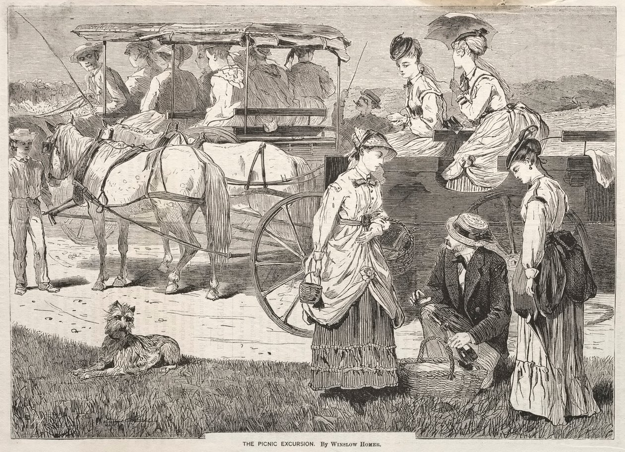 Piknikový výlet, 1869. od Winslow Homer