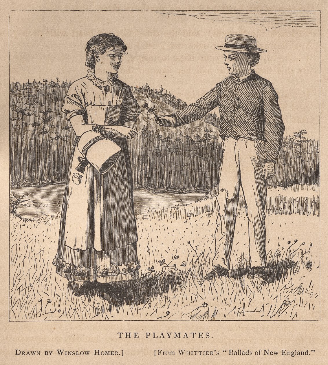Playmates od Winslow Homer