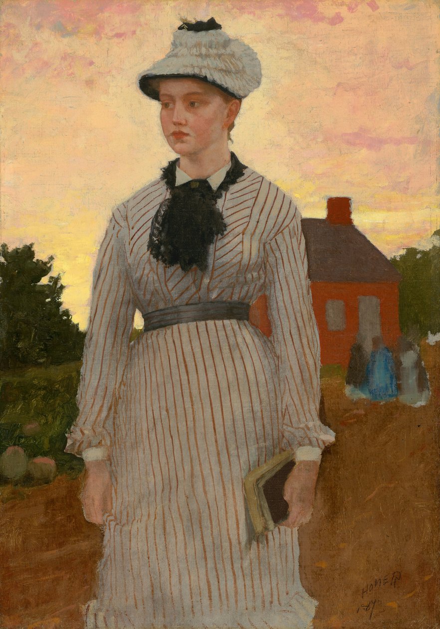 Dům červené školy od Winslow Homer